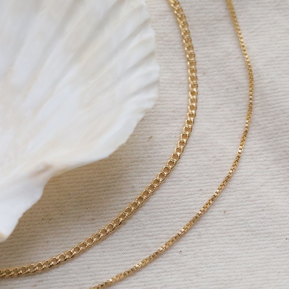 Dainty Gold Chain | 18K Gold Filled - Picture 7 of 11